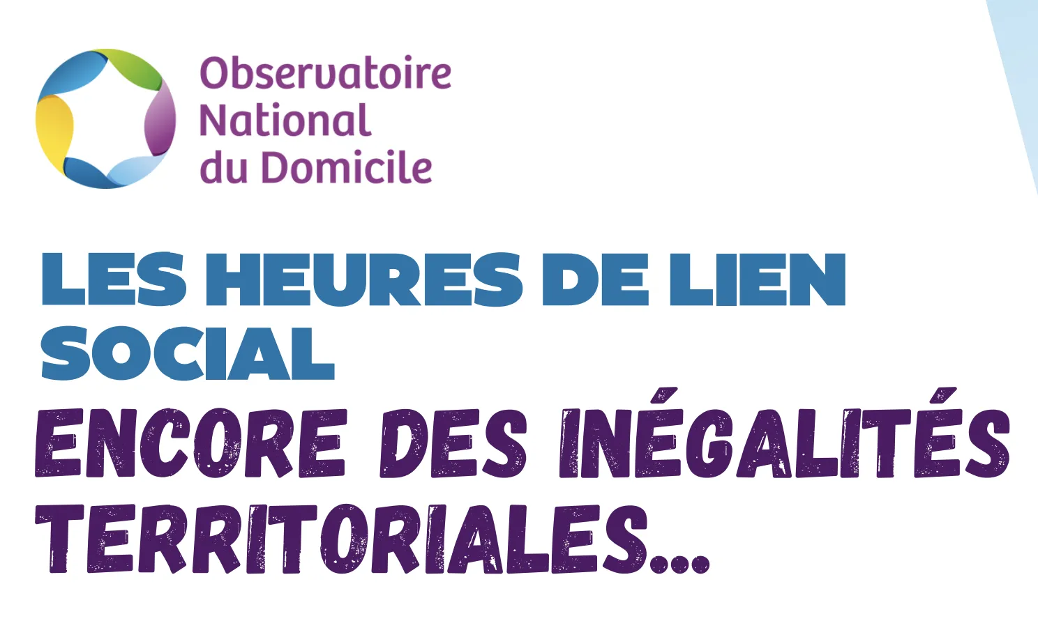 Heures de lien social : trois ans après, des résultats contrastés et des écarts territoriaux persistants