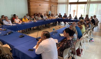 Rencontre entre les structures de services à la personne de l’île de la Réunion au Conseil Départemental pour le lancement de la campagne apprentissage