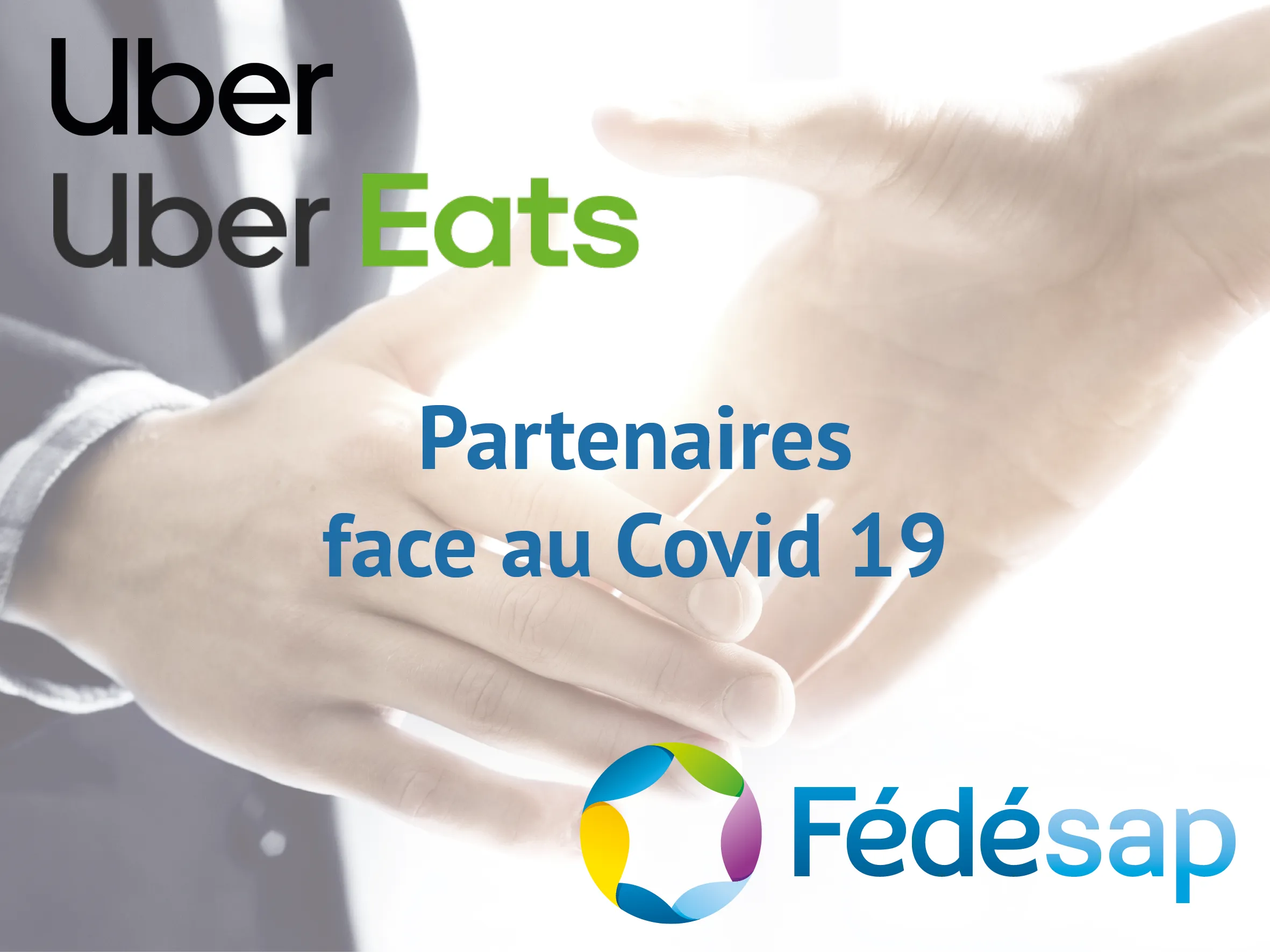 Uber & Uber Eats, partenaires de la Fédésap en cette période de crise !