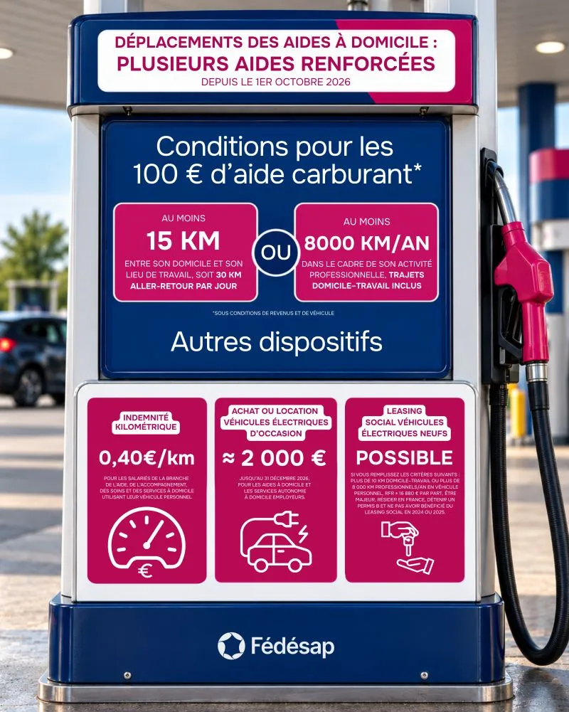 Aides à la mobilité des aides à domicile