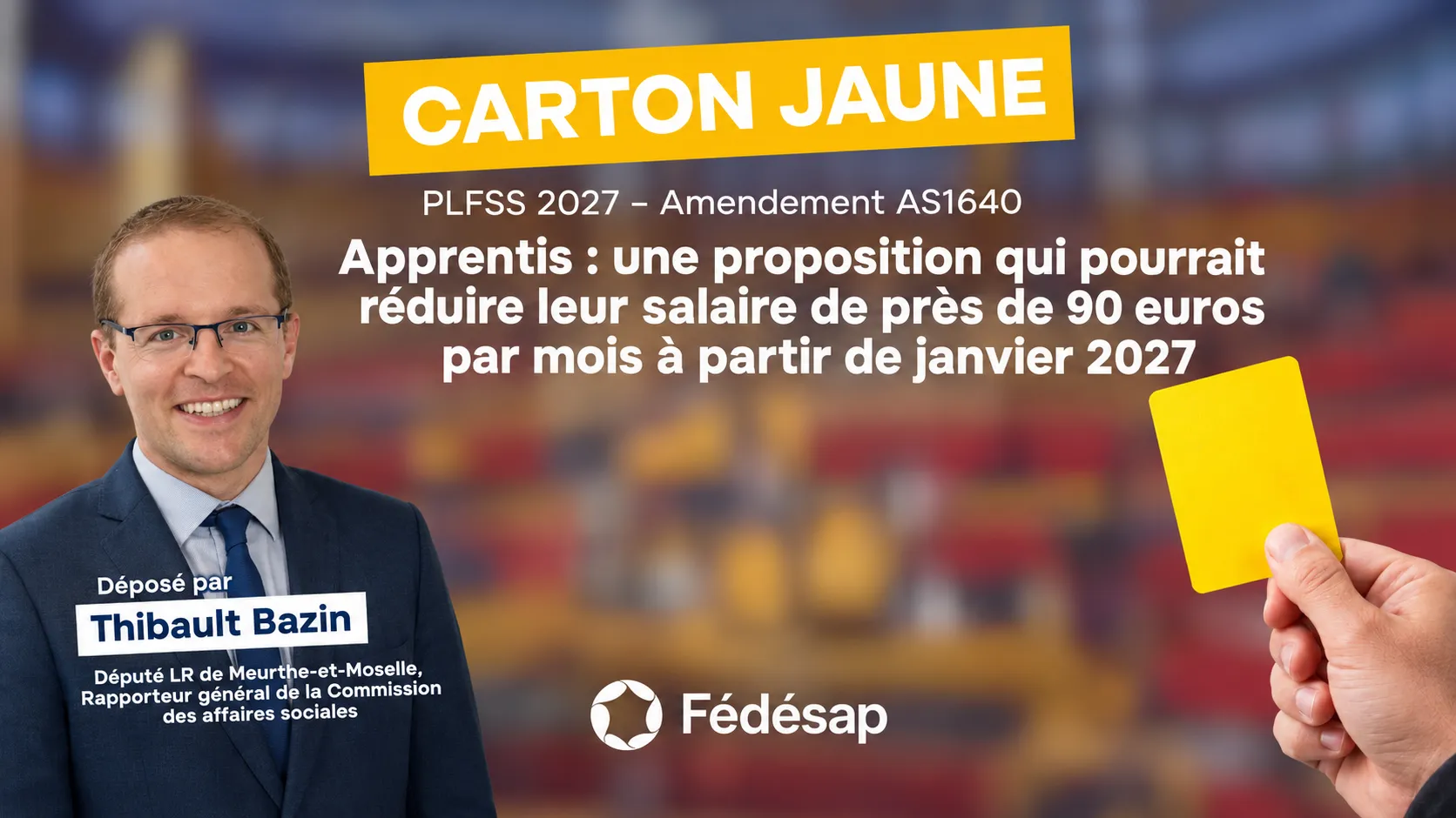 Carton jaune : apprentissage, renforcer la formation plutôt que de la fragiliser