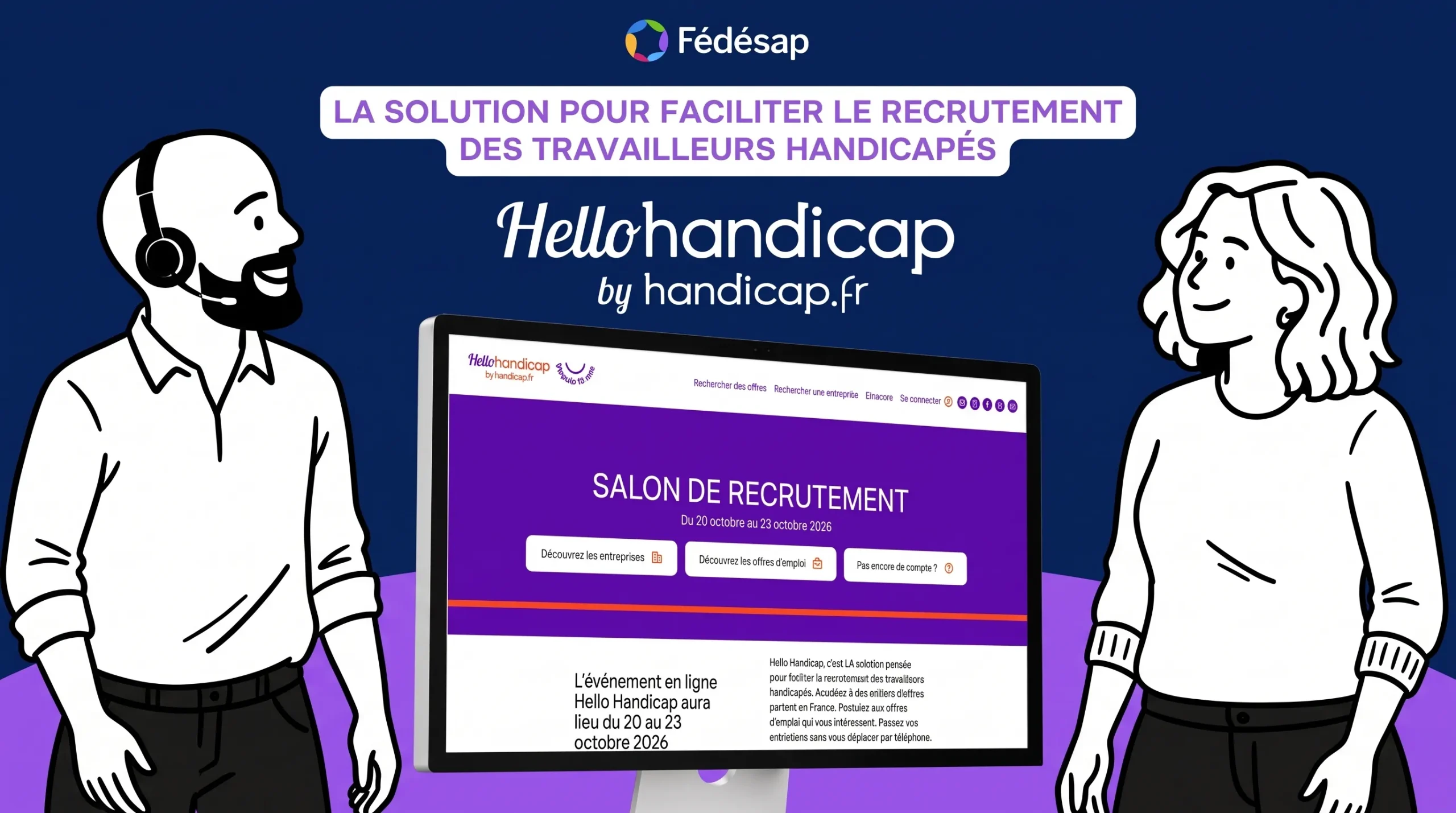 Hello Handicap : le salon en ligne dédié à l’inclusion professionnelle