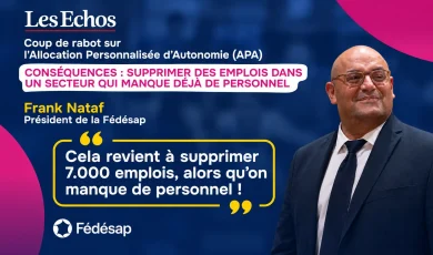 Autonomie : le rabot sur l’APA menace directement 7 000 emplois à domicile
